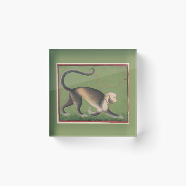 Item preview, Indian Art: A Monumental Portrait of a Monkey designed and sold by MagpieMoonUSA.