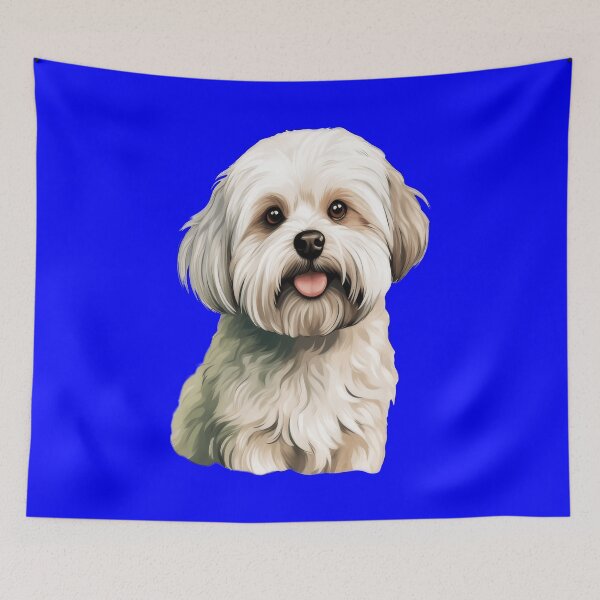 Item preview, Copy of Maltese Dog Owner Stained Glass Full Face Art Maltese Design designed and sold by fantasticdesign.