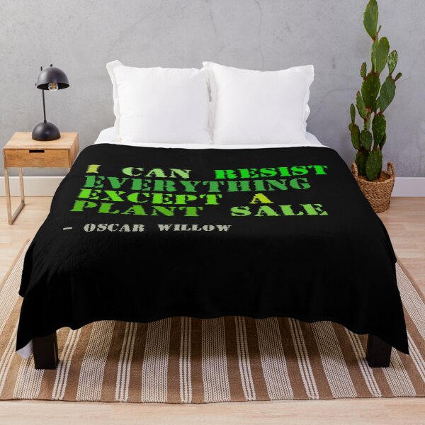 Item preview, Plant sayings fake oscar wilde quote designed and sold by meldra.