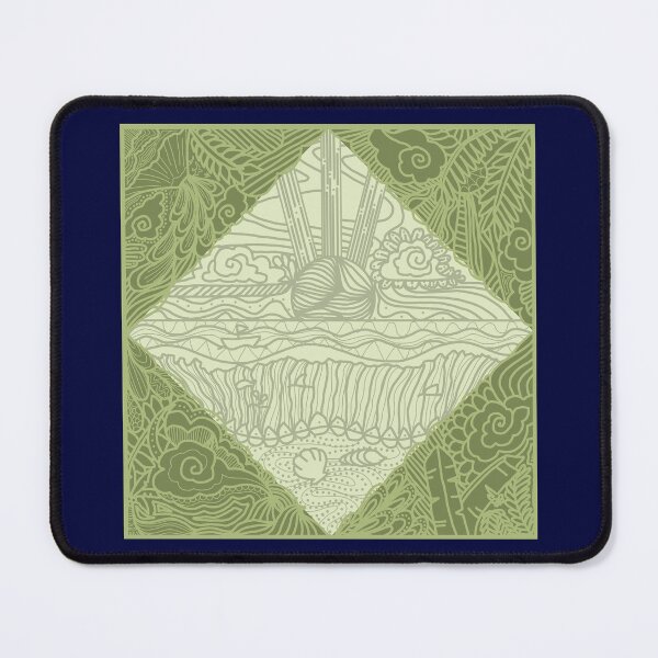 Item preview, NATURE MANDALA GREEN designed and sold by ulricateodoro.