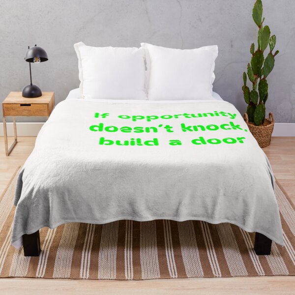 Item preview, If opportunity doesn't knock, build a door Tshirt designed and sold by exponentialart.