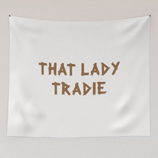 Item preview, That lady tradie Tshirt designed and sold by exponentialart.