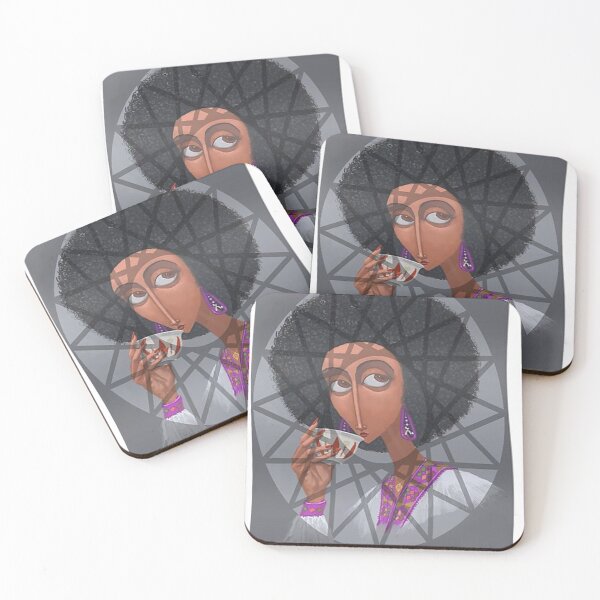 Item preview, Ethiopian women drinking coffee designed and sold by NFgraphic55.