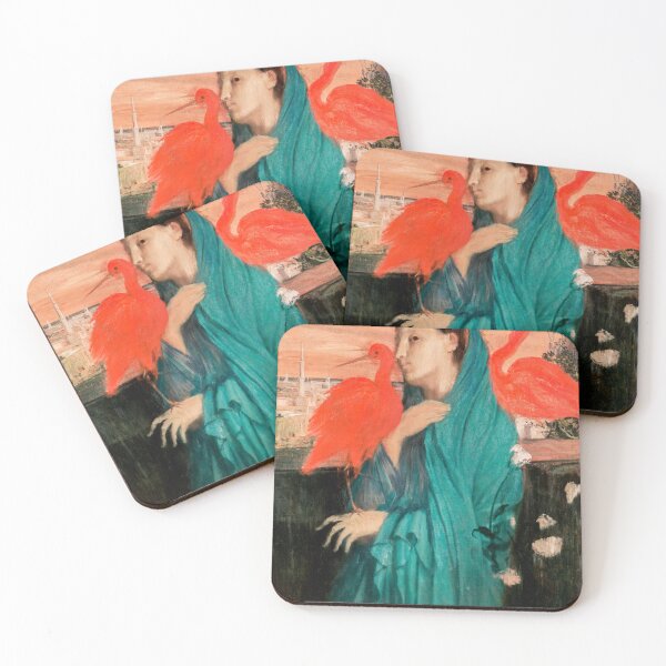 Item preview, Enigmatic Portrait: Young Woman with Bird Painting by Edgar Degas – Great Arts designed and sold by InHerits.
