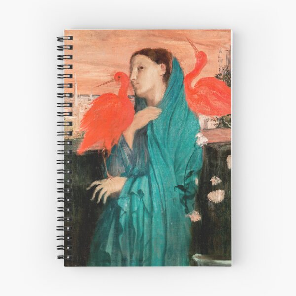 Item preview, Enigmatic Portrait: Young Woman with Bird Painting by Edgar Degas – Great Arts designed and sold by InHerits.