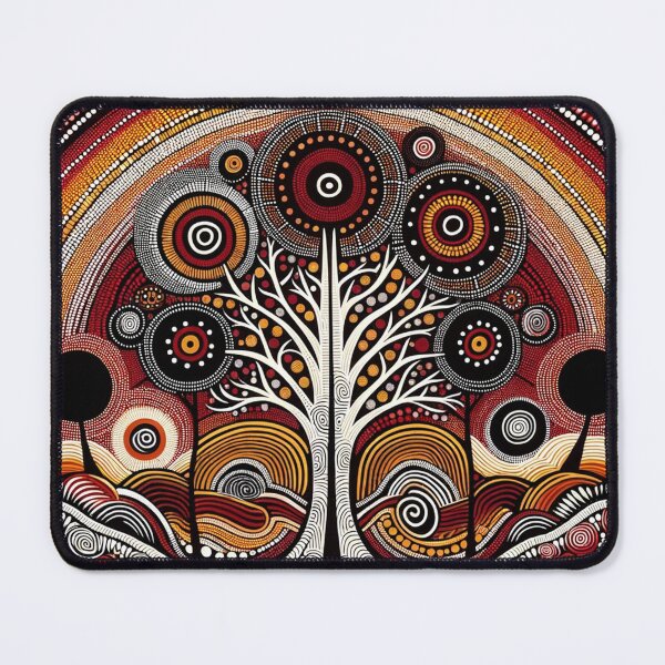 Item preview, Australian-Inspired Dot Art (Tree) designed and sold by PinUpPizzazz.