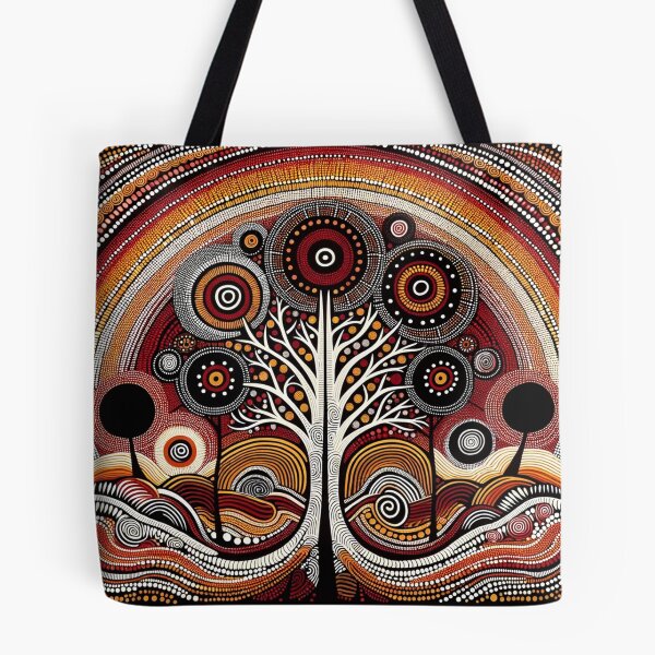 Item preview, Australian-Inspired Dot Art (Tree) designed and sold by PinUpPizzazz.