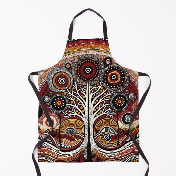 Item preview, Australian-Inspired Dot Art (Tree) designed and sold by PinUpPizzazz.