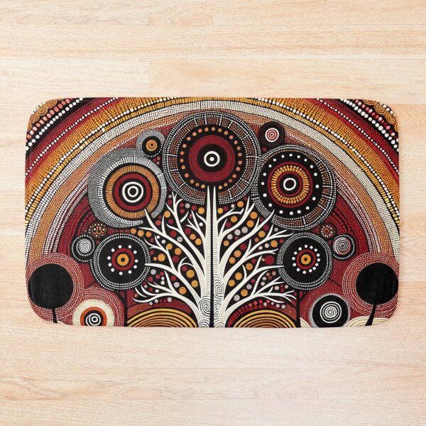 Item preview, Australian-Inspired Dot Art (Tree) designed and sold by PinUpPizzazz.