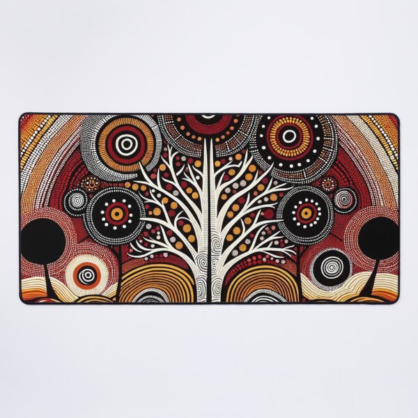 Item preview, Australian-Inspired Dot Art (Tree) designed and sold by PinUpPizzazz.