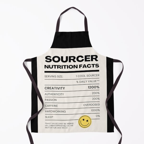Item preview, Sourcer Nutrition Facts designed and sold by sourcecon.