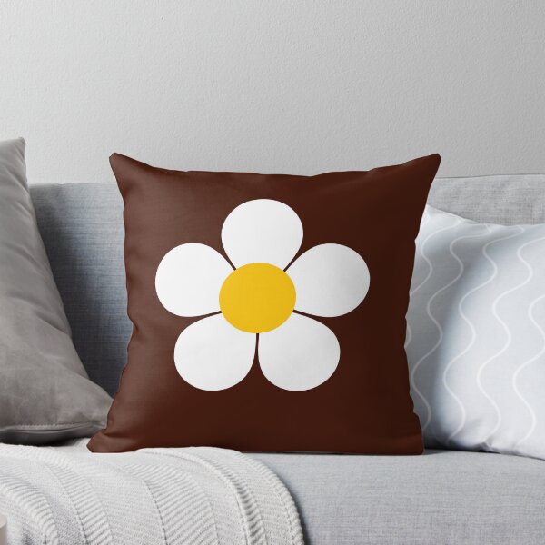 Item preview, Mod Daisy On Brown designed and sold by Lauren Vice.