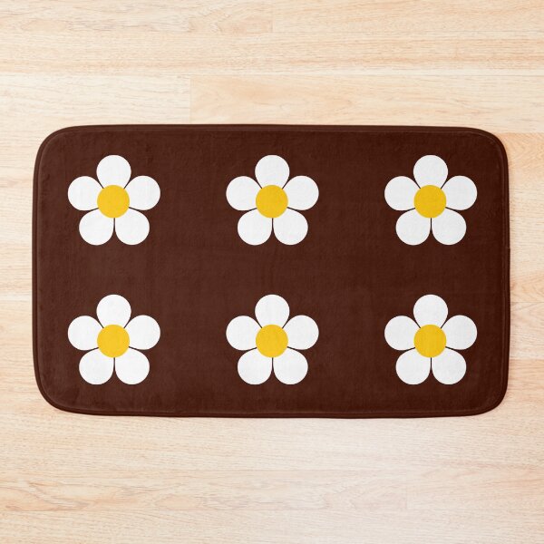 Item preview, Mod Daisy On Brown designed and sold by Lauren Vice.