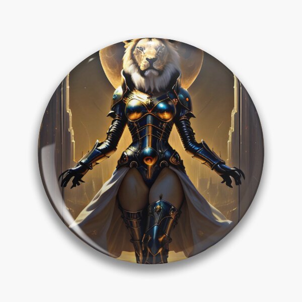 Item preview, "The Lioness Guardian," designed and sold by MYTHIC PEEL STICKERS.