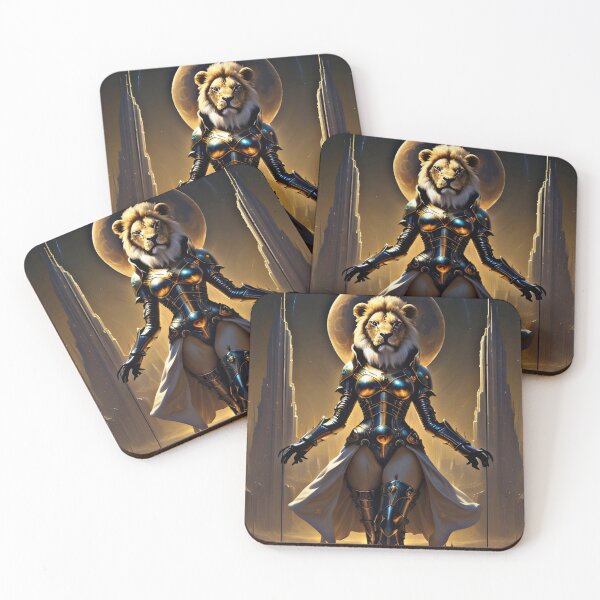 Item preview, "The Lioness Guardian," designed and sold by MYTHIC PEEL STICKERS.