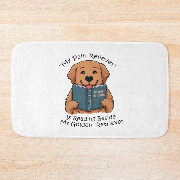 Item preview, Reading With My Golden Retriever designed and sold by Tamer ⭐⭐⭐⭐⭐.