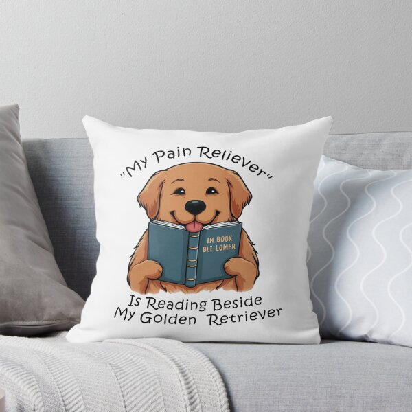 Item preview, Reading With My Golden Retriever designed and sold by Tamer ⭐⭐⭐⭐⭐.