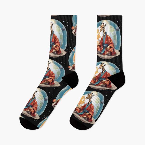 Item preview, Samurai Giraffe in space   designed and sold by DesignJiggy.