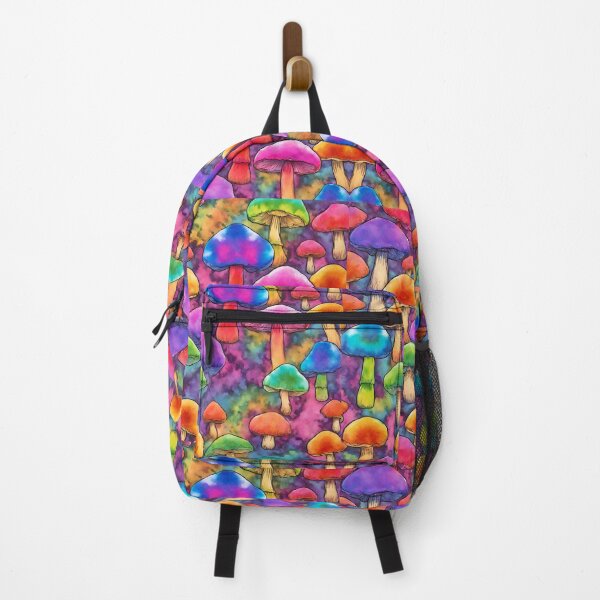 Item preview, Mushroom Art Mix Geometric Mashup Colorful Pattern designed and sold by LLdreams.