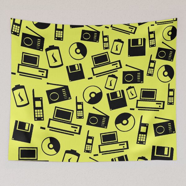 Item preview, 1988 Old School Tech (yellow) designed and sold by Sparkleweather.