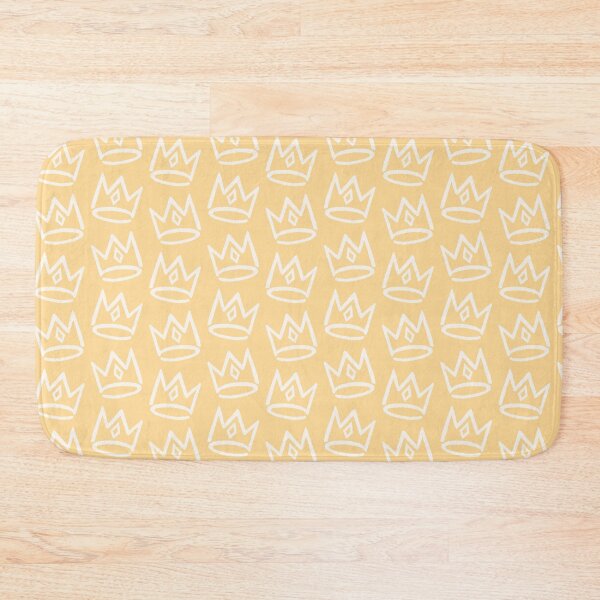 Item preview, Pastel Yellow Crown Doodle Pattern Print  designed and sold by AllisonDelDuca.
