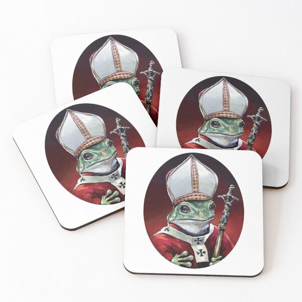 Item preview, Poper John Frog - Renaissance Painting designed and sold by Ebbflostudio.