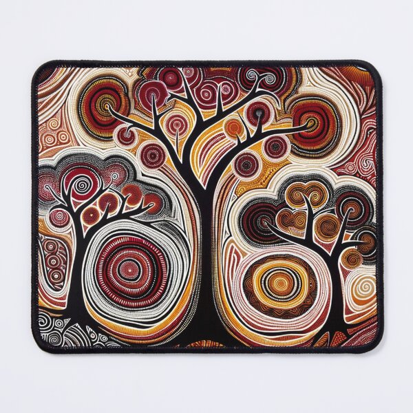 Item preview, Australian-Inspired Dot Art (Trees) designed and sold by PinUpPizzazz.
