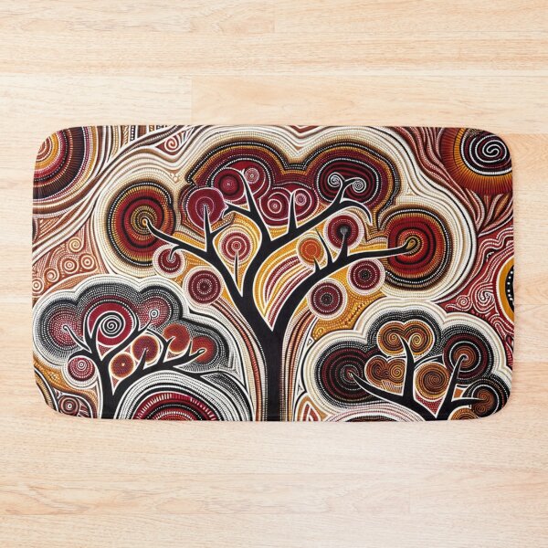 Item preview, Australian-Inspired Dot Art (Trees) designed and sold by PinUpPizzazz.