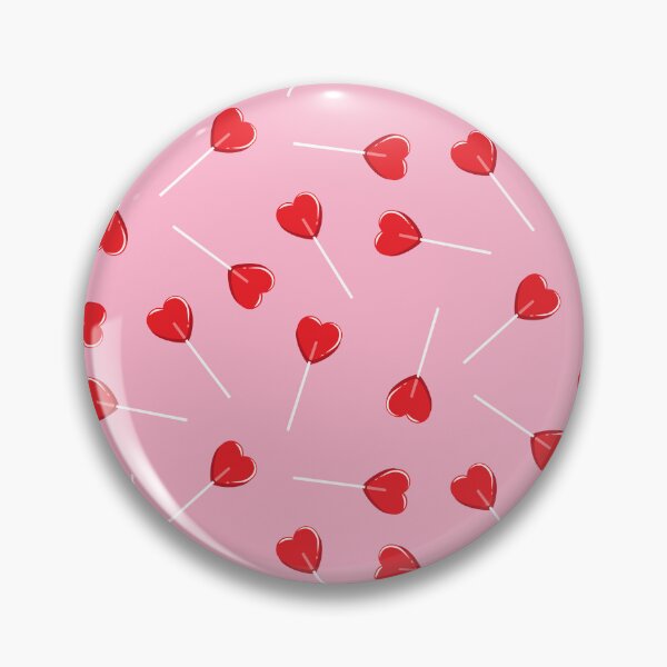 Item preview, heart shaped suckers - pink and red designed and sold by littlearrow.