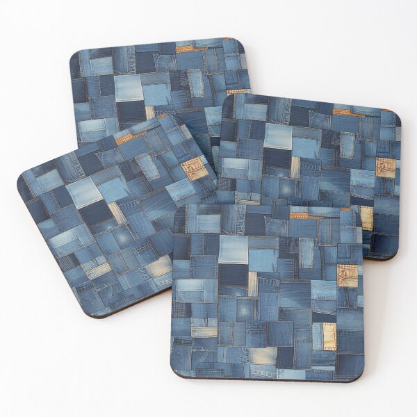 Item preview, Denim Fusion: Urban Patchwork Dreams designed and sold by matdiazl.