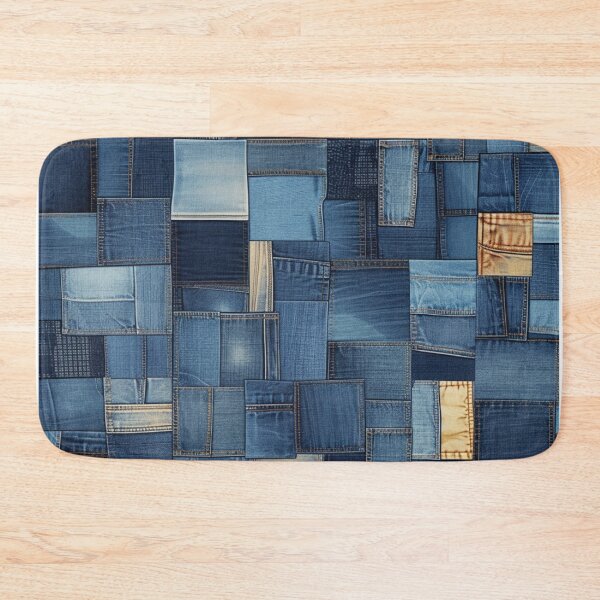 Item preview, Denim Fusion: Urban Patchwork Dreams designed and sold by matdiazl.