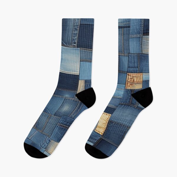 Item preview, Denim Fusion: Urban Patchwork Dreams designed and sold by matdiazl.