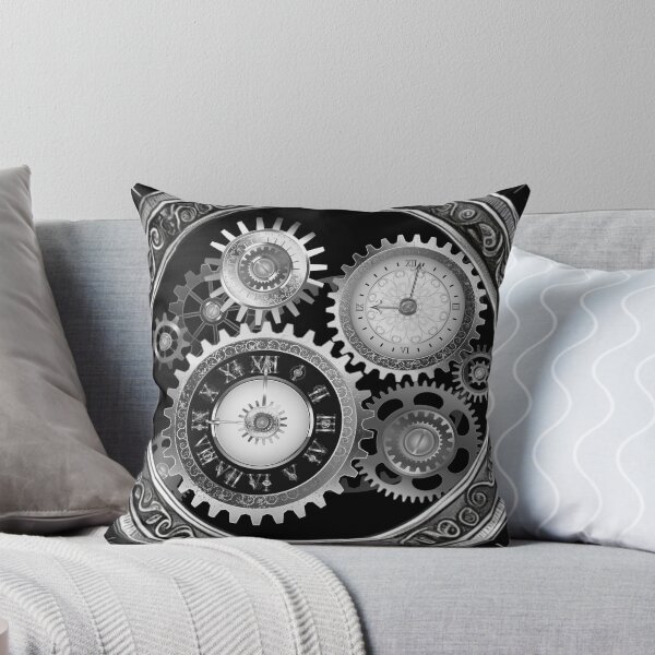 Item preview, Gothic Black and White Gears of Time designed and sold by HausKatz.