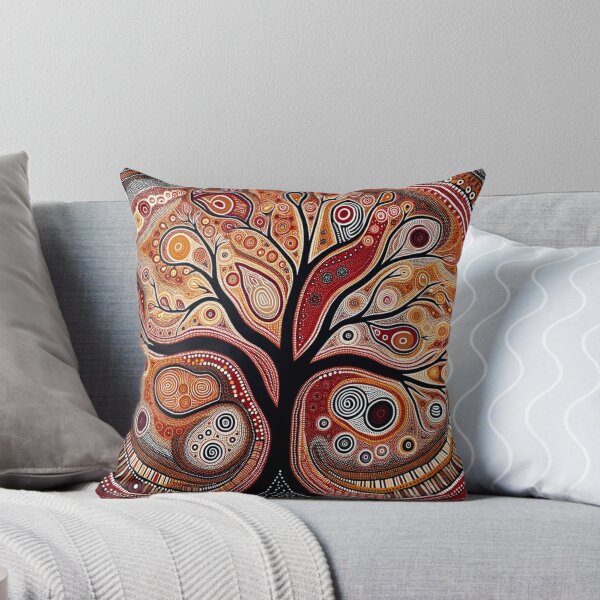 Item preview, Australian-Style Dot Art (Tree) designed and sold by PinUpPizzazz.