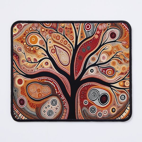 Item preview, Australian-Style Dot Art (Tree) designed and sold by PinUpPizzazz.