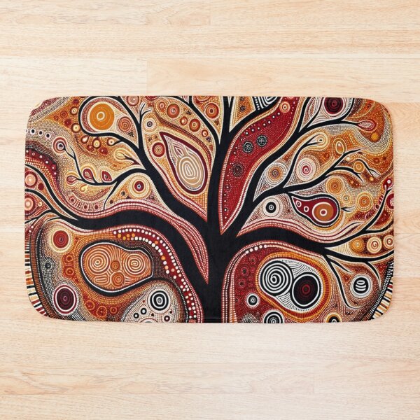 Item preview, Australian-Style Dot Art (Tree) designed and sold by PinUpPizzazz.