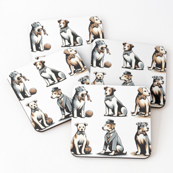Item preview, Vintage Charm of Dogs designed and sold by Jeniwe.