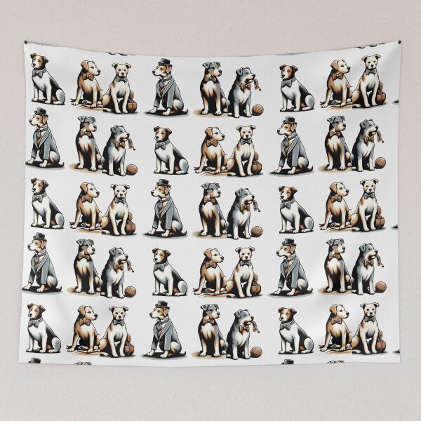 Item preview, Vintage Charm of Dogs designed and sold by Jeniwe.