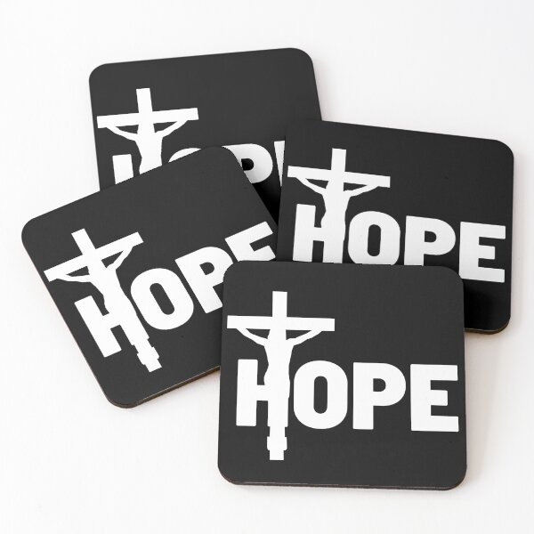 Item preview, Hope and Cross. Christian quote  designed and sold by MoriaStore.