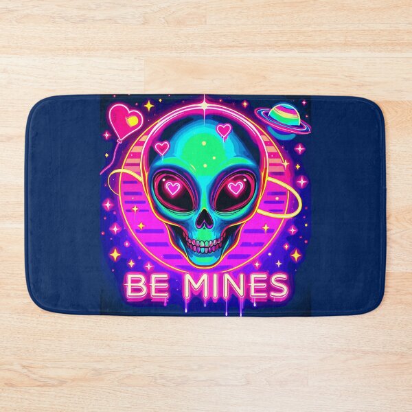 Item preview, Art By Minga Be Mines Skull and Hearts Alien design designed and sold by Artbyminga.