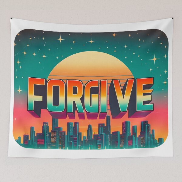 Item preview, Forgive, Forget, typography, retro designed and sold by maxmaj.