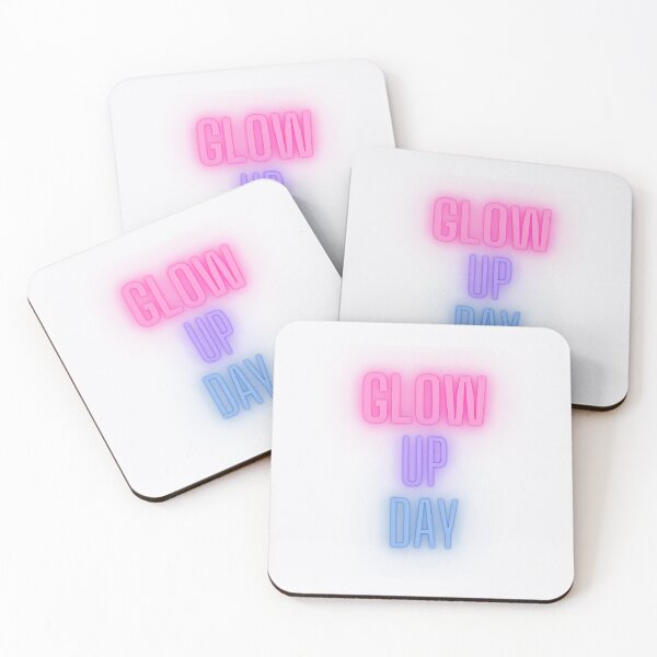 Item preview, GLOW UP DAY - pink, purple, blue designed and sold by Merethe Soltvedt.