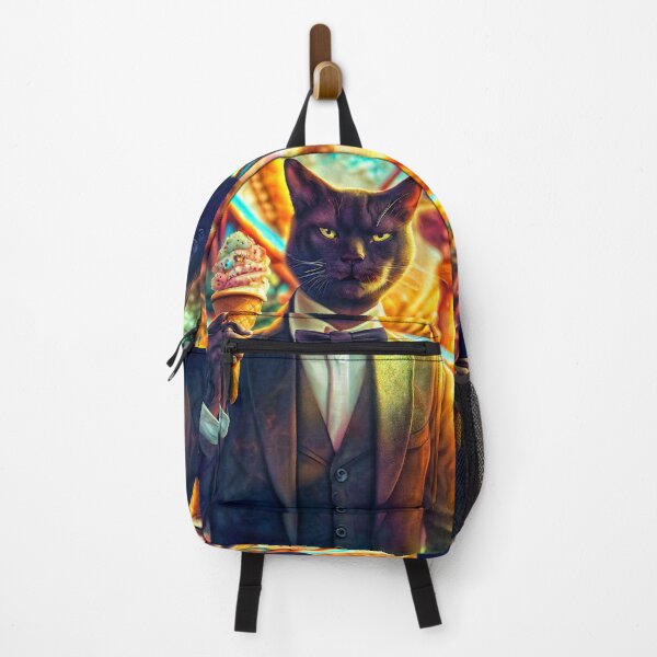 Item preview, Cat with ice-cream designed and sold by drug-z.