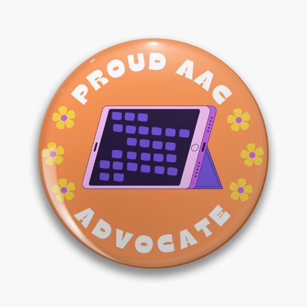 Item preview, stickers, AAC Advocate - SLP, SPED, OT, PT designed and sold by slpallday.