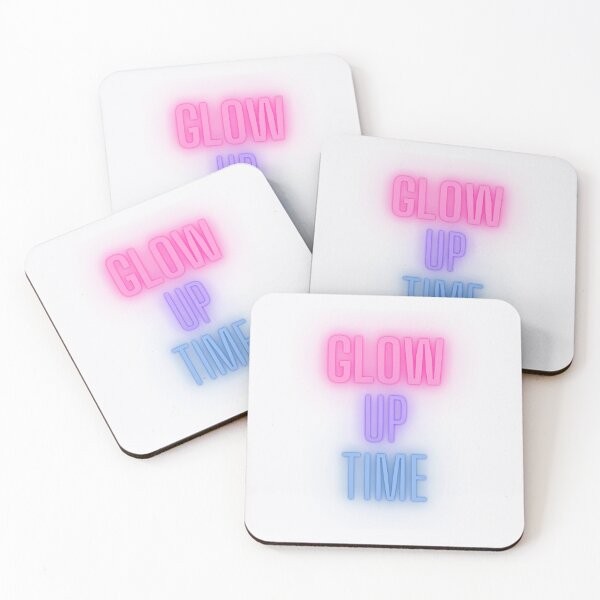 Item preview, GLOW UP TIME - pink, purple, blue designed and sold by Merethe Soltvedt.