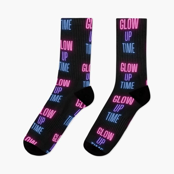 Item preview, GLOW UP TIME - pink, purple, blue designed and sold by Merethe Soltvedt.