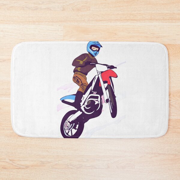 Item preview, boy driving a Pit bike (simple drawing) designed and sold by jeison450.