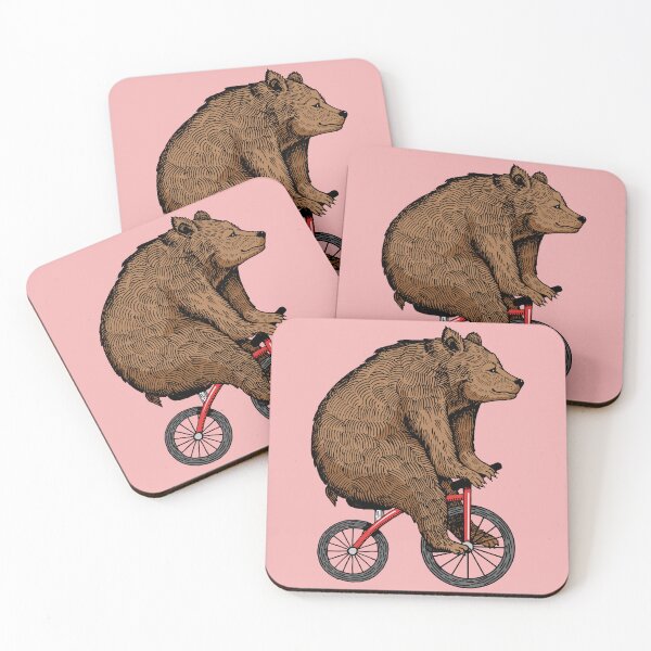 Item preview, Grizzly Bear Bicycle Rider designed and sold by Corinne Alexa Jackson.