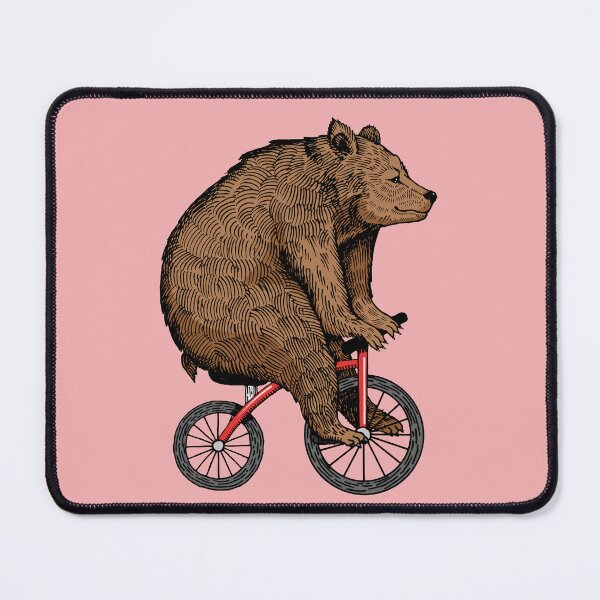 Item preview, Grizzly Bear Bicycle Rider designed and sold by Corinne Alexa Jackson.