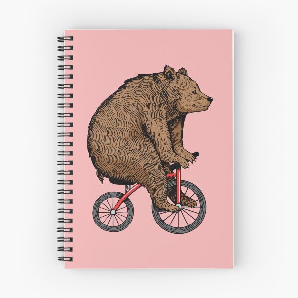 Item preview, Grizzly Bear Bicycle Rider designed and sold by Corinne Alexa Jackson.